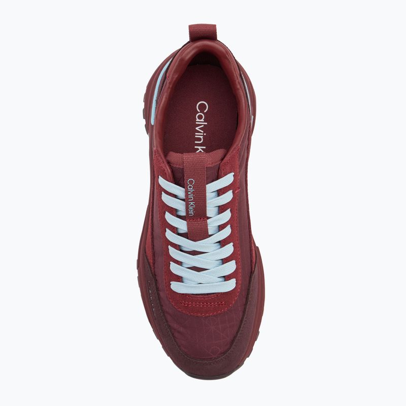 Кросівки жіночі Calvin Klein YW0YW01995 Hike Runner Casual Ny-Su AOP WN bordeaux 5