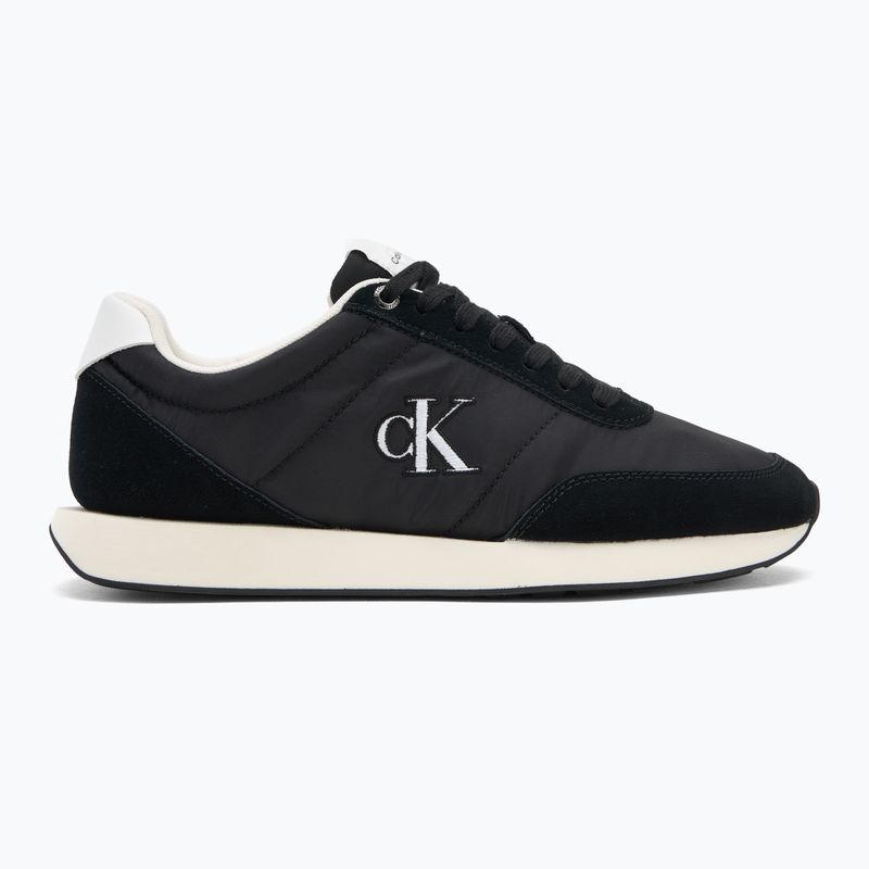 Кросівки чоловічі Calvin Klein YM0YM01361 Retro Runner Essential MIX MAT black/bright white 2