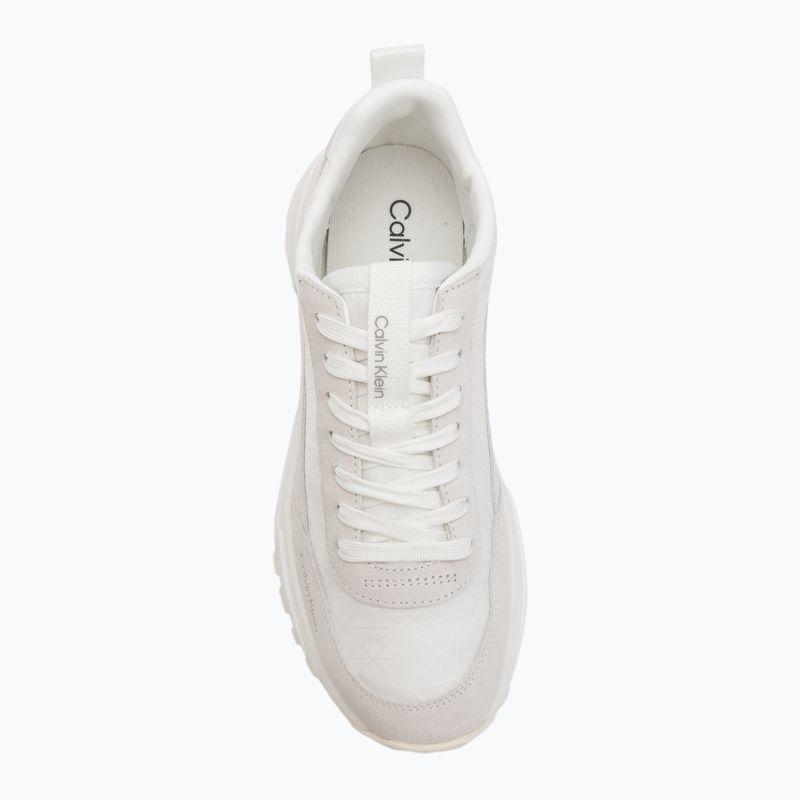 Кросівки жіночі Calvin Klein YW0YW01995 Hike Runner Casual Ny-Su AOP WN white/marshmallow/feather gray 5