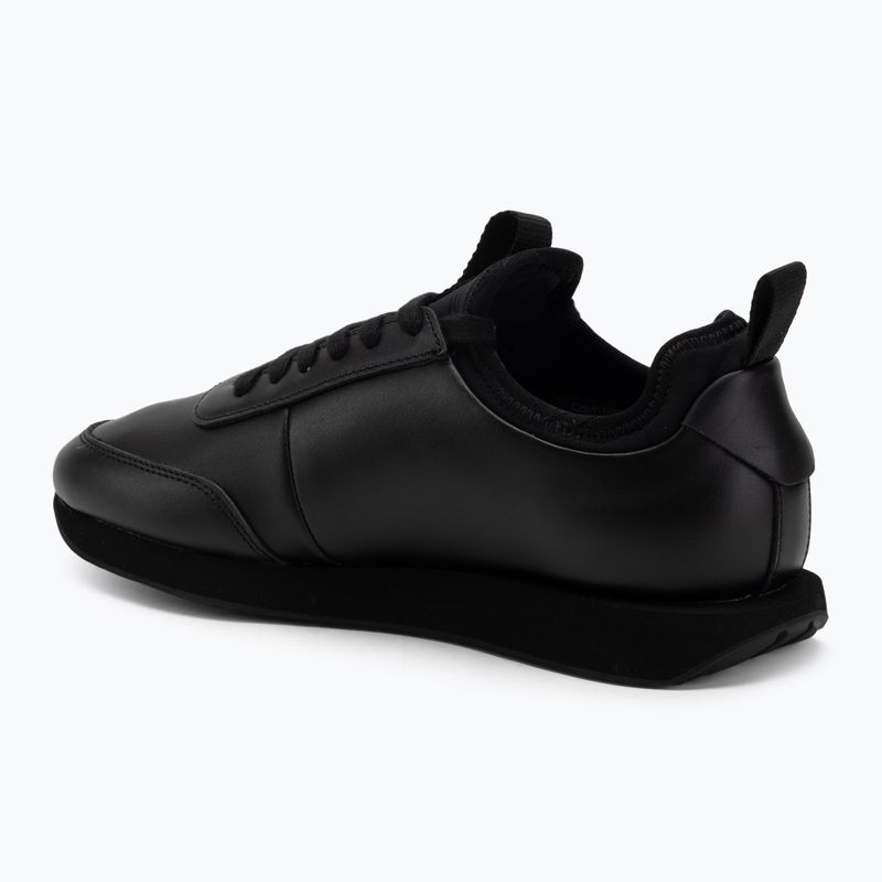 Кросівки чоловічі Calvin Klein YM0YM01362 Retro Runner Sock Laceup Leather triple black 3