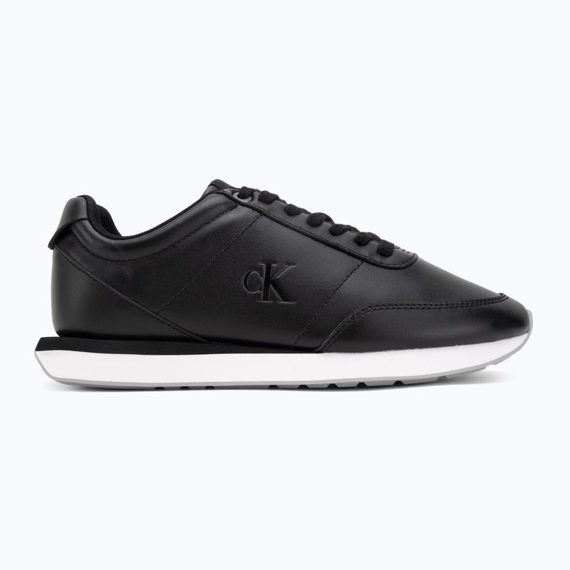 Кросівки жіночі Calvin Klein YW0YW01942 Retro Runner Lace Up Leather MG black/formal gray 2