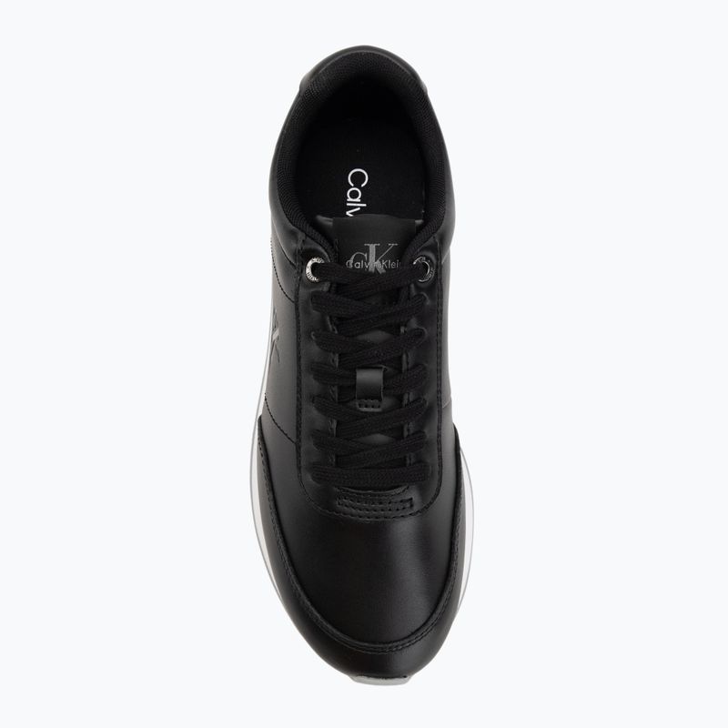Кросівки жіночі Calvin Klein YW0YW01942 Retro Runner Lace Up Leather MG black/formal gray 5