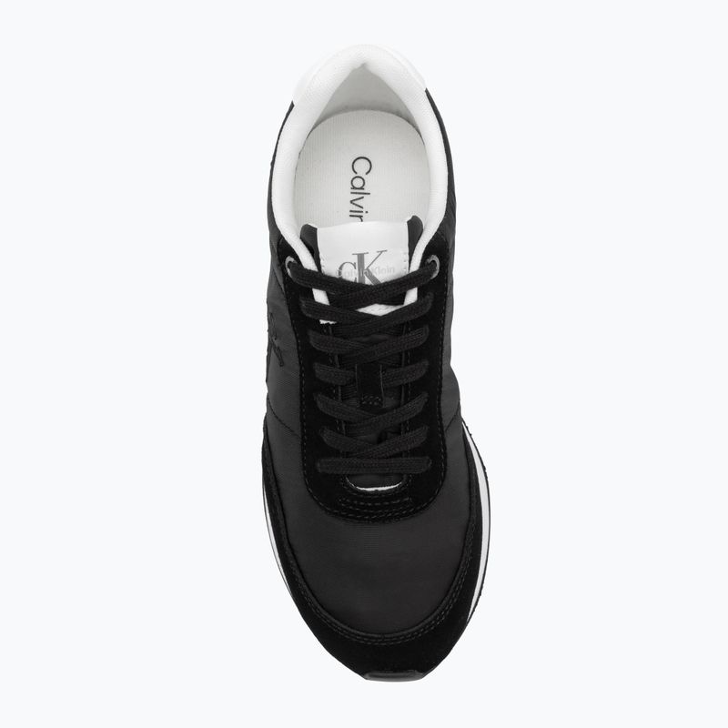 Кросівки жіночі Calvin Klein YW0YW01990 Retro Runner Lace Up Nylon MG black/bright white 6
