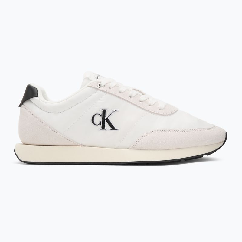 Кросівки чоловічі Calvin Klein YM0YM01361 Retro Runner Essential MIX MAT bright white/black 2