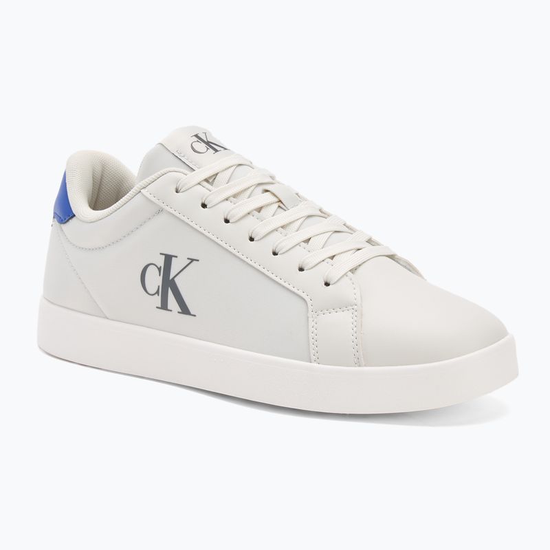 Кросівки чоловічі Calvin Klein YM0YM01213 3 Cupsole PU lily white/purple blue