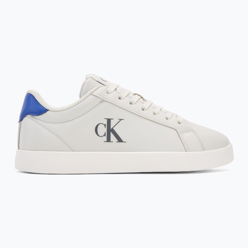 Кросівки чоловічі Calvin Klein YM0YM01213 3 Cupsole PU lily white/purple blue 2