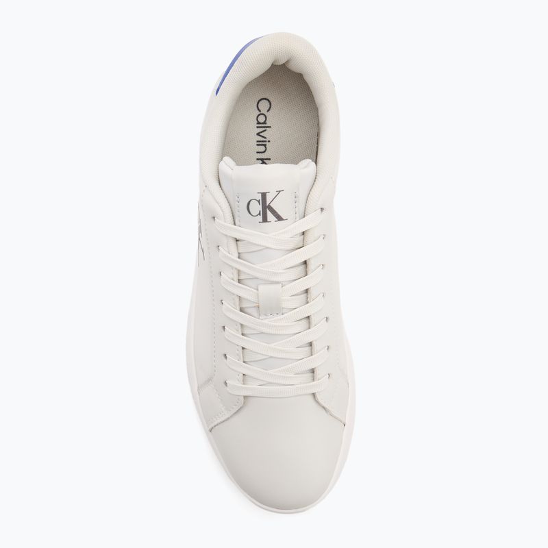 Кросівки чоловічі Calvin Klein YM0YM01213 3 Cupsole PU lily white/purple blue 5