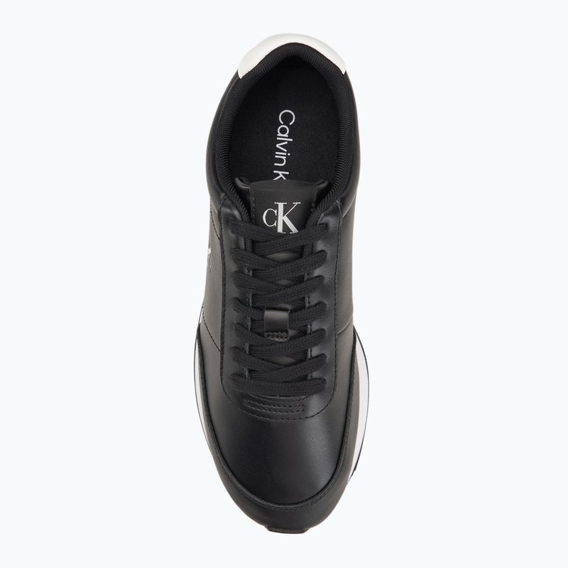 Кросівки чоловічі Calvin Klein YM0YM01355 Retro Runner Essential Leather black/bright white 5