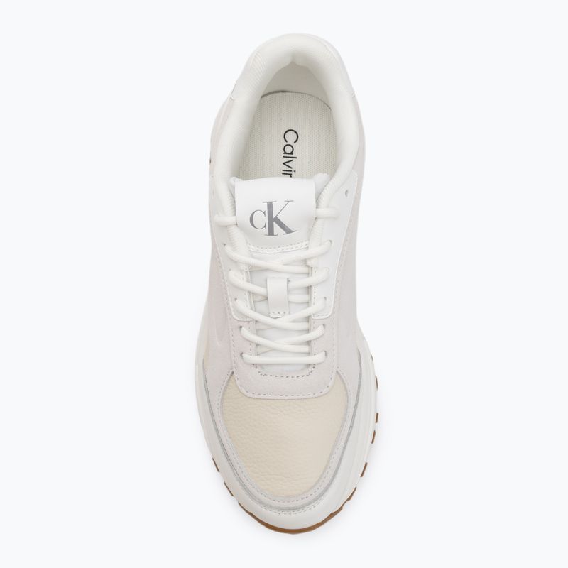 Чоловіче взуття Calvin Klein YM0YM01289 Hike Runner HF Leather Mix bright white/creamy white/eggshell 5