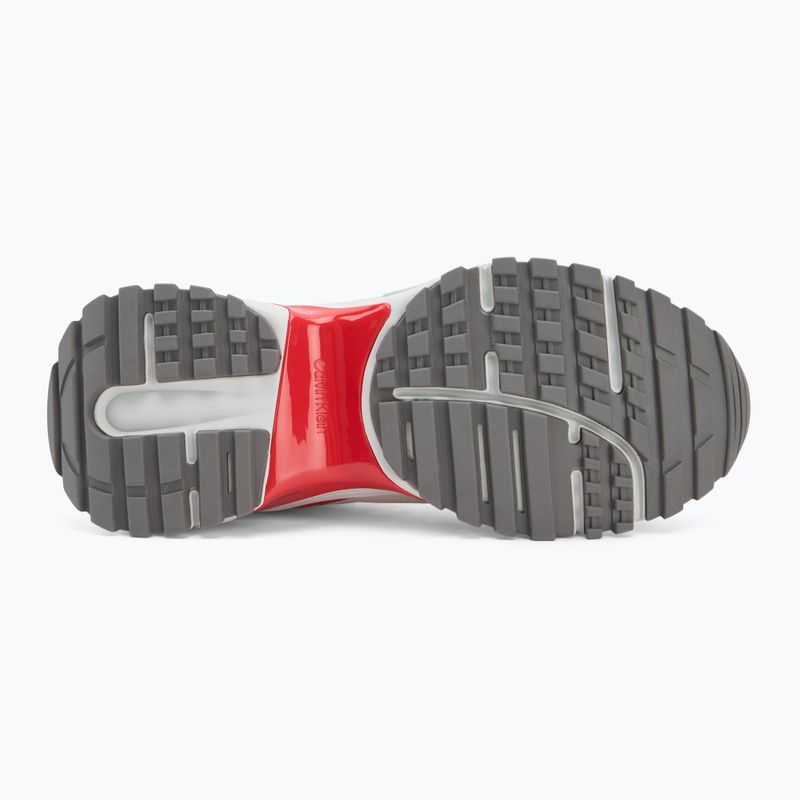 Кросівки чоловічі Calvin Klein YM0YM01379 Hike Runner Mesh MIX bright white/grey/flame scarlet 4