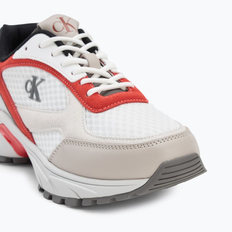 Кросівки чоловічі Calvin Klein YM0YM01379 Hike Runner Mesh MIX bright white/grey/flame scarlet 7