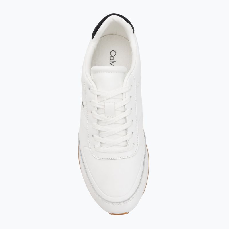 Кросівки чоловічі Calvin Klein YM0YM01381 Retro Runner Leather Tape bright white/black/gum 5