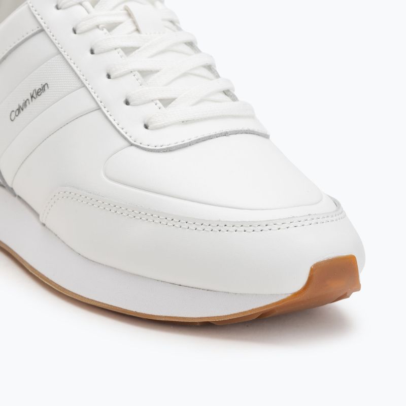 Кросівки чоловічі Calvin Klein YM0YM01381 Retro Runner Leather Tape bright white/black/gum 7