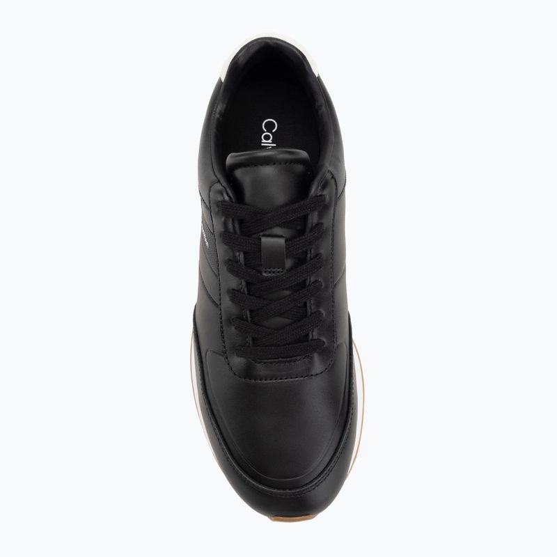 Кросівки чоловічі Calvin Klein YM0YM01381 Retro Runner Leather Tape black/bright white/gum 5