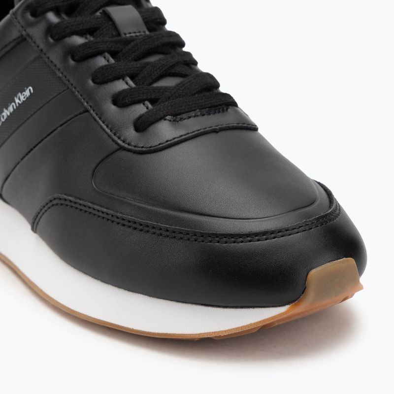 Кросівки чоловічі Calvin Klein YM0YM01381 Retro Runner Leather Tape black/bright white/gum 7