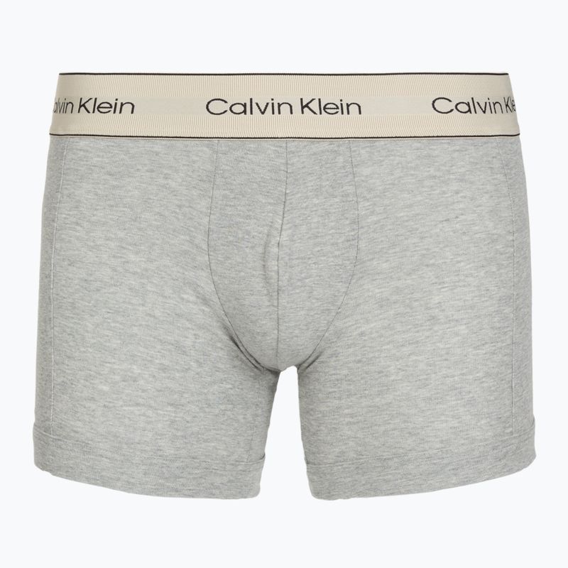 Труси чоловічі Calvin Klein LV00NB4447 Brief 3 пари oyster gray/grey heather/white 5