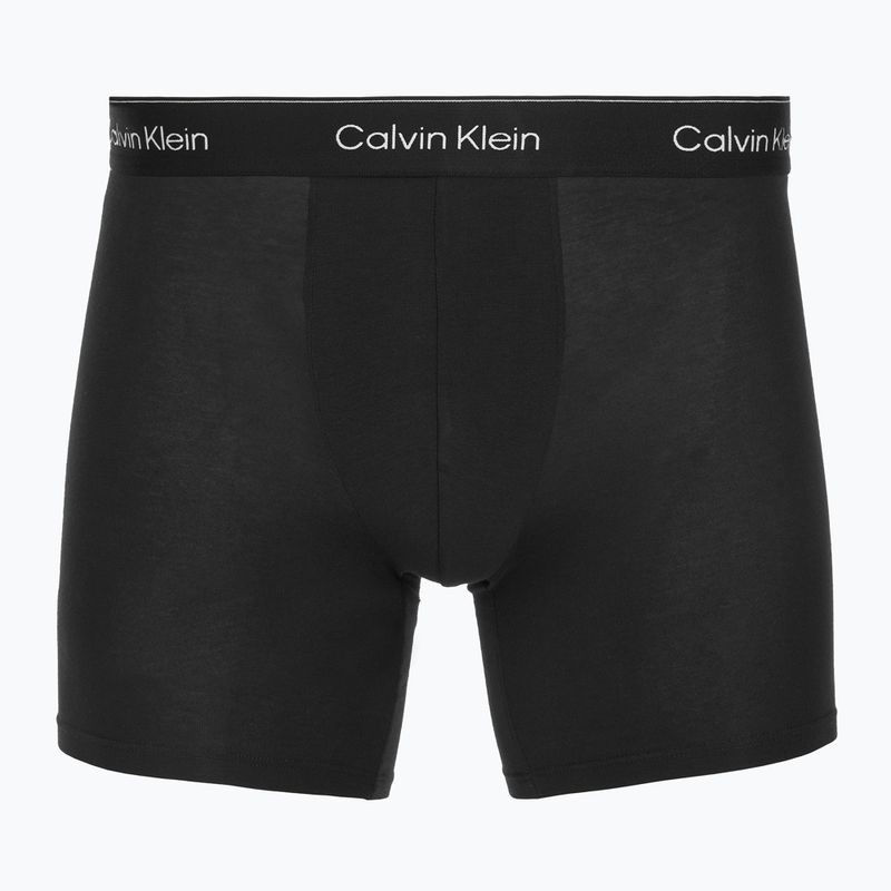 Труси Calvin Klein LV00NB4394 Brief 3 пари black/chalk logo/black/currie 2