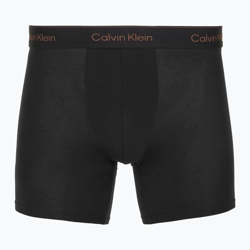 Труси Calvin Klein LV00NB4394 Brief 3 пари black/chalk logo/black/currie 4