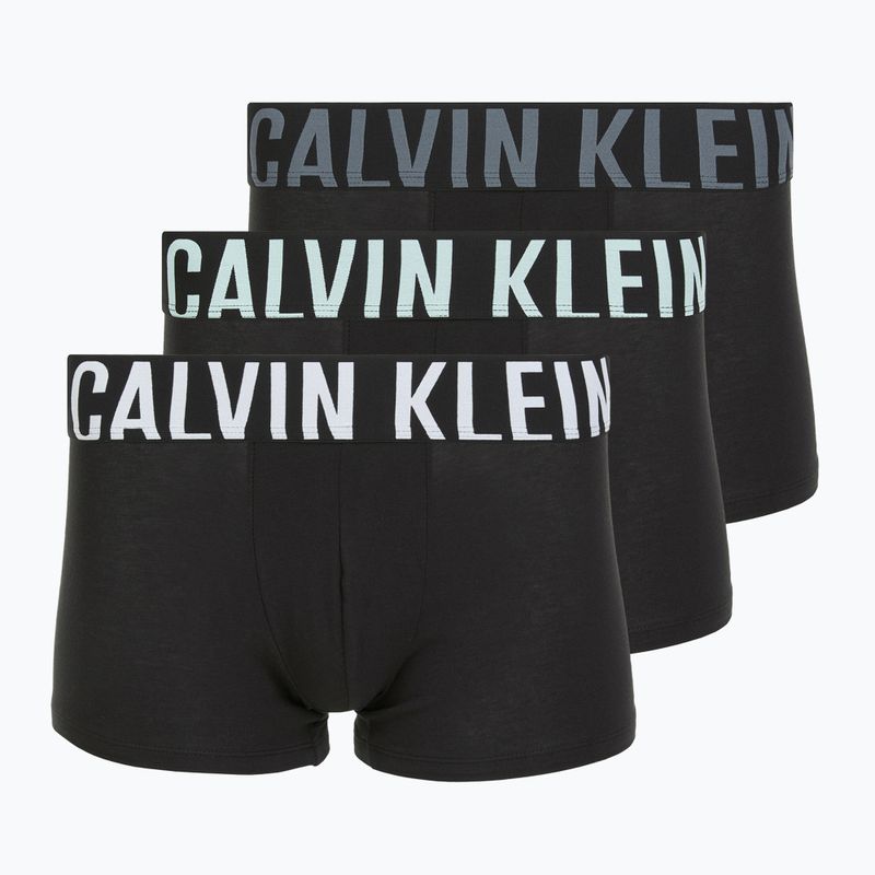 Труси Calvin Klein 000NB3608A Trunk 3 пари Black bodies/white/aerial/turbulence