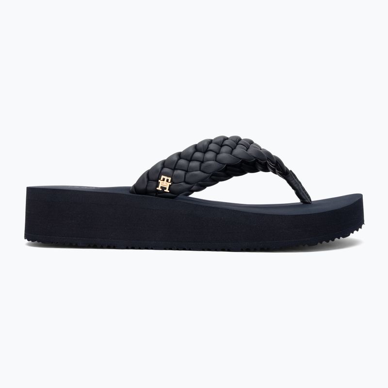 В'єтнамки жіночі Tommy Hilfiger Wedge Cornrow Beach space blue 2