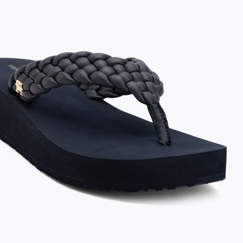 В'єтнамки жіночі Tommy Hilfiger Wedge Cornrow Beach space blue 7