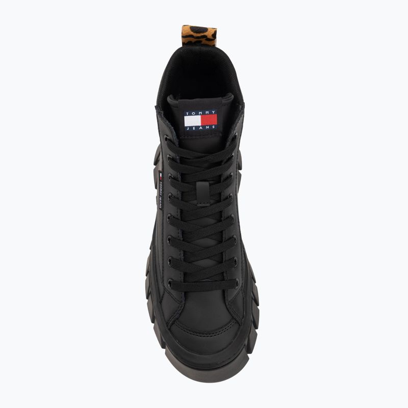 Кросівки жіночі Tommy Jeans Vulc Flatform Leopard black 5
