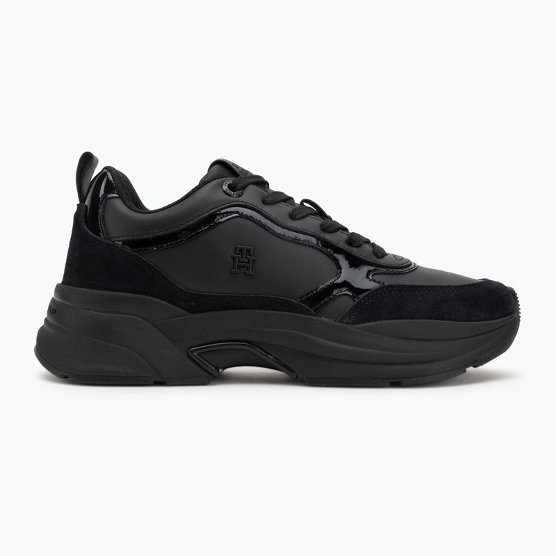 Кросівки жіночі Tommy Hilfiger Chunky Runner Patent black 2