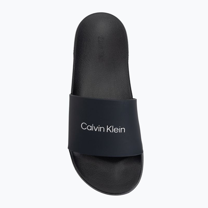 Шльопанці чоловічі Calvin Klein HM0HM02107 EssMonobrand black/ck navy 5