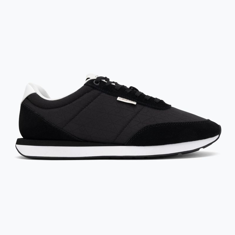 Кросівки чоловічі Calvin Klein HM0HM02140 Retro Runner Ripstop Aop black/bright white 2