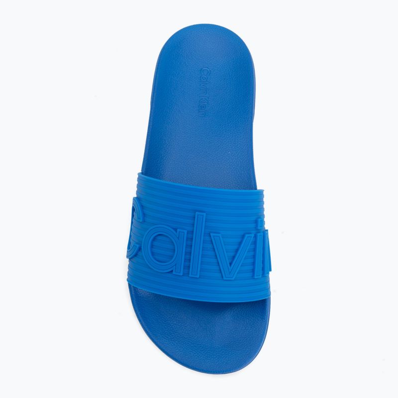 Шльопанці чоловічі Calvin Klein HM0HM02113 Ess Texture lapis blue 5