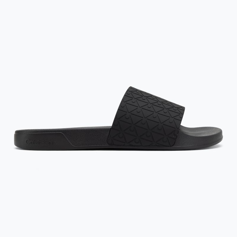 Шльопанці чоловічі Calvin Klein HM0HM02110 Ess triple black mono 2