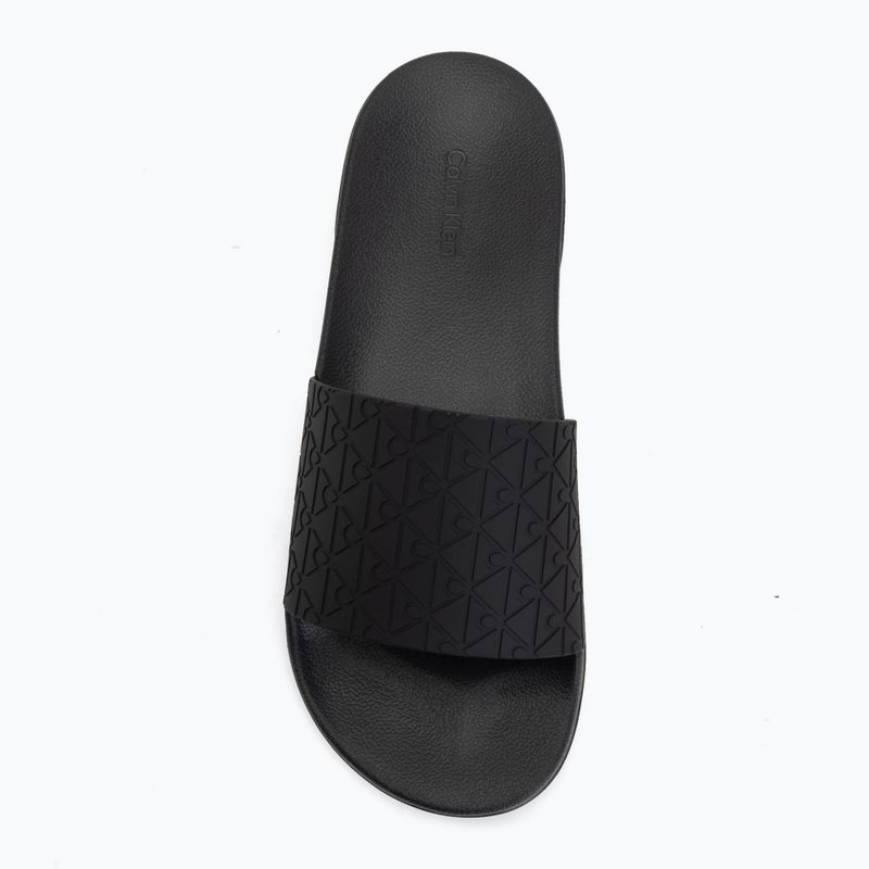 Шльопанці чоловічі Calvin Klein HM0HM02110 Ess triple black mono 5