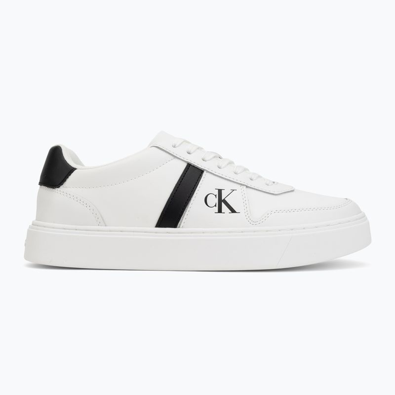 Взуття чоловіче Calvin Klein HM0HM02237 Classic Cups Lace Leather EMB Tongue bright white/black 2