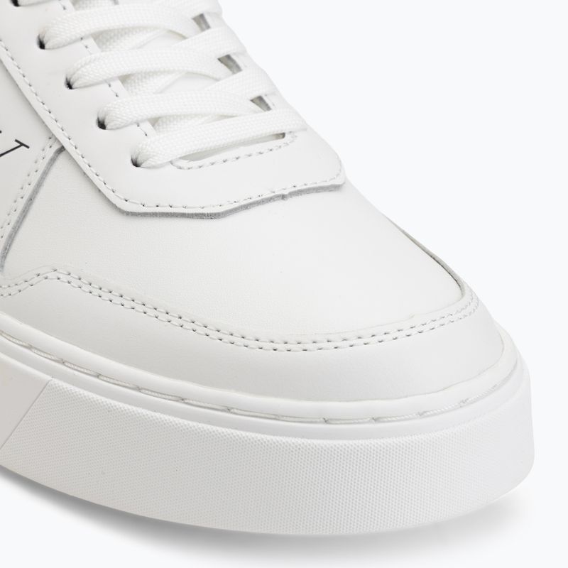 Взуття чоловіче Calvin Klein HM0HM02237 Classic Cups Lace Leather EMB Tongue bright white/black 7