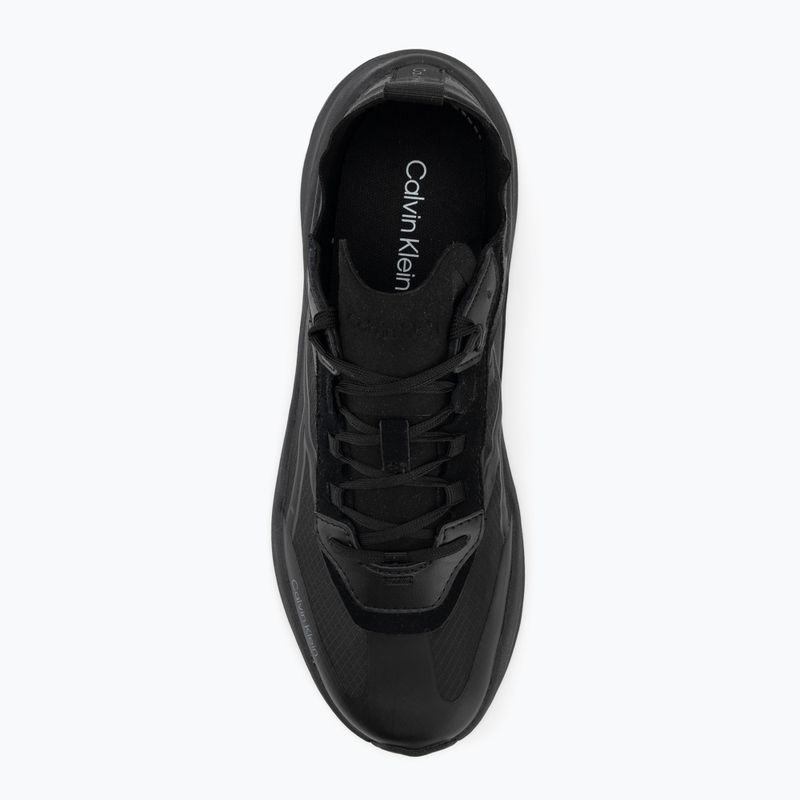 Кросівки чоловічі Calvin Klein HM0HM02160 Chunky Run Laceup Ck Stripe triple black 5