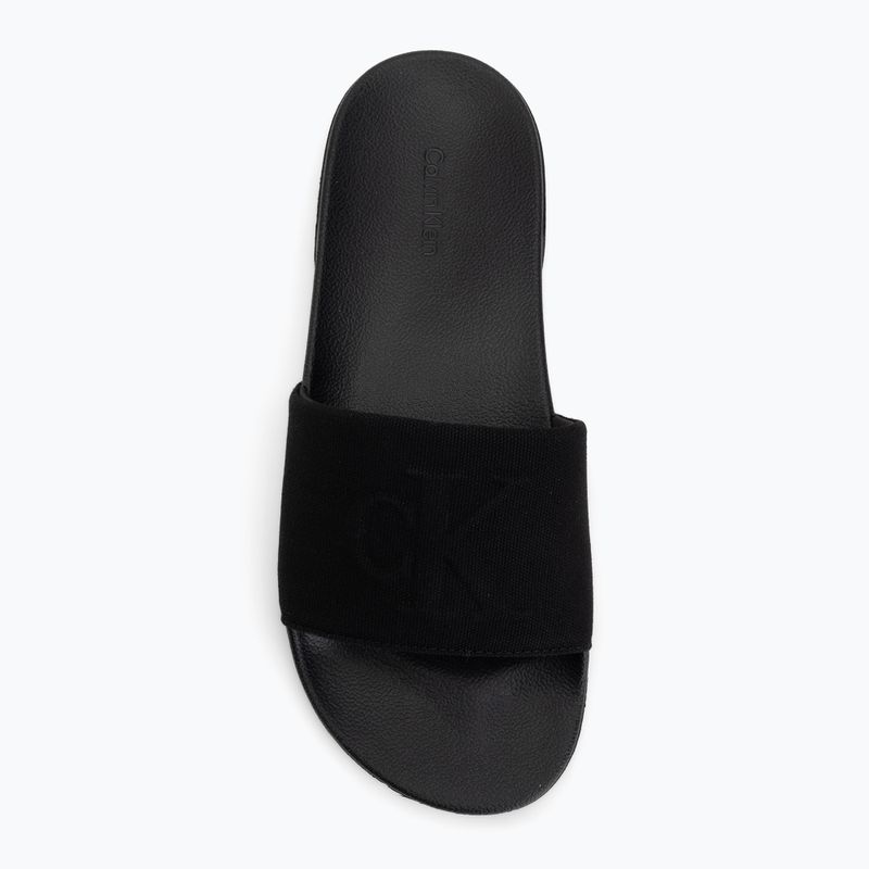 Шльопанці чоловічі Calvin Klein Ess Monogram triple black 5