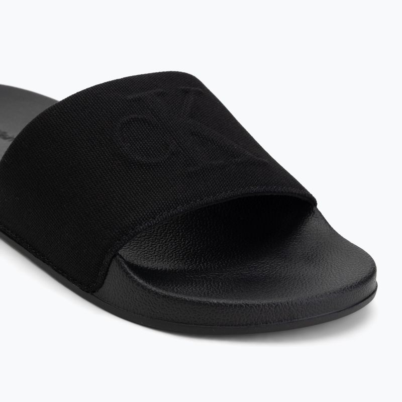 Шльопанці чоловічі Calvin Klein Ess Monogram triple black 7