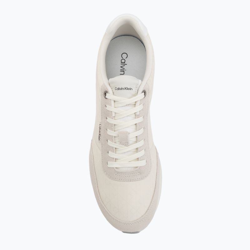 Кросівки чоловічі Calvin Klein HM0HM02140 Retro Runner Ripstop Aop marshmallow/bright white 5