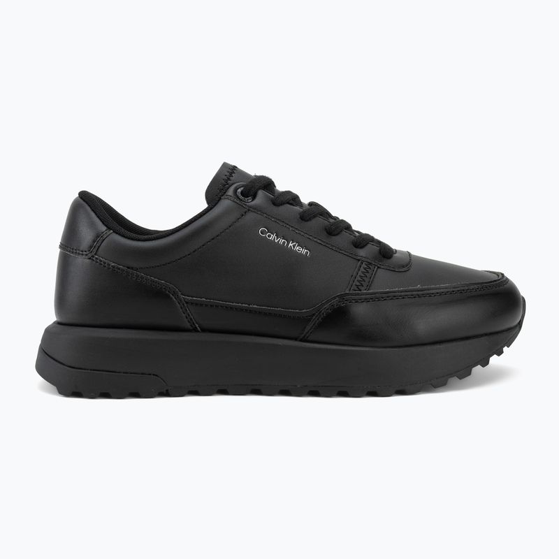 Кросівки чоловічі Calvin Klein HM0HM02146 City Runner Laceup Leather triple black 2