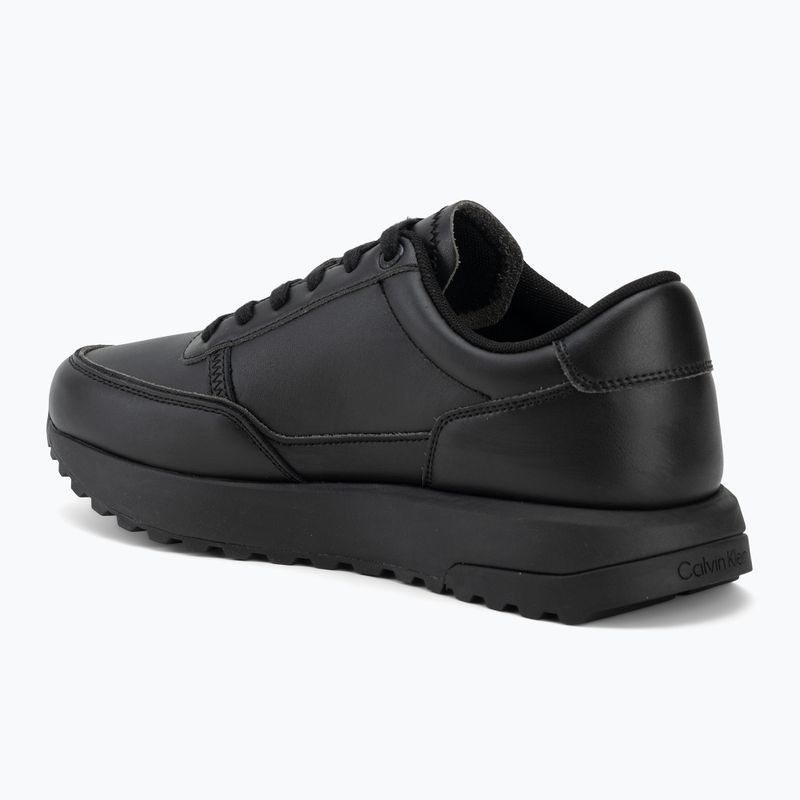 Кросівки чоловічі Calvin Klein HM0HM02146 City Runner Laceup Leather triple black 3