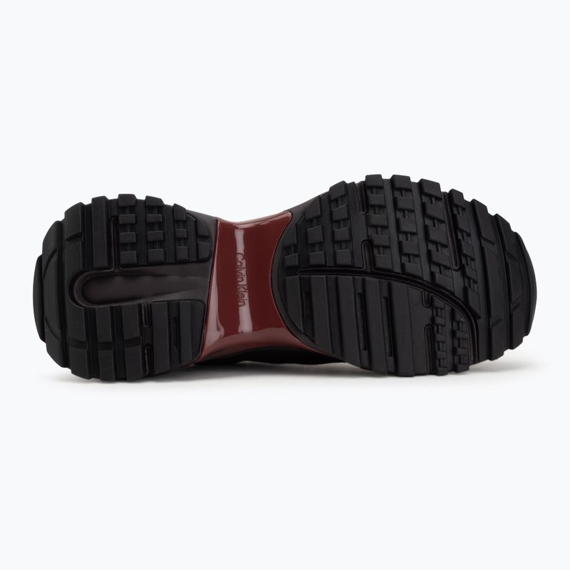 Кросівки жіночі Calvin Klein HW0HW02999 Hike Runner Organza Met Leather bordeaux/rhubarb 4