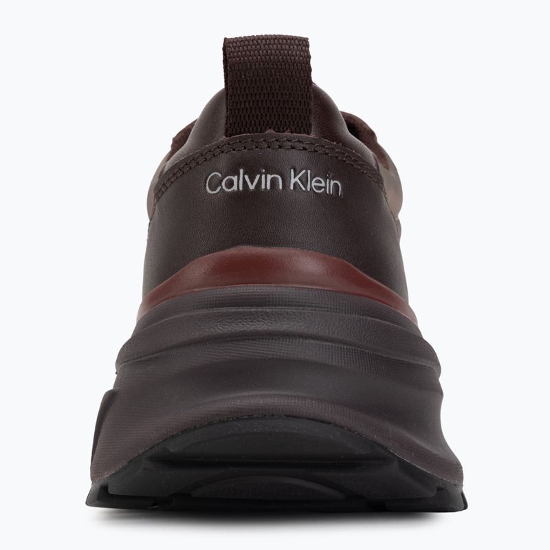 Кросівки жіночі Calvin Klein HW0HW02999 Hike Runner Organza Met Leather bordeaux/rhubarb 6