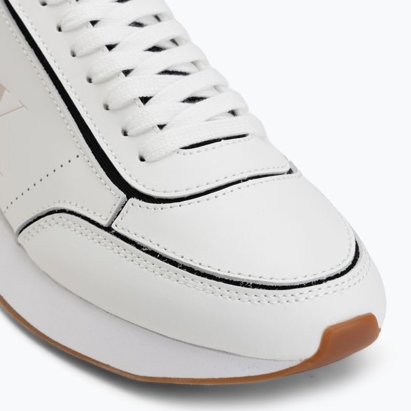 Взуття жіноче Calvin Klein HW0HW02994 Retro Runner Sock Patch Leather bright white/black 7