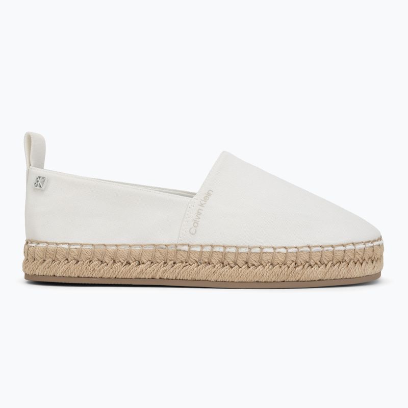 Еспадрильї жіночі Calvin Klein HW0HW02931 Oblique Canvas Off White 2