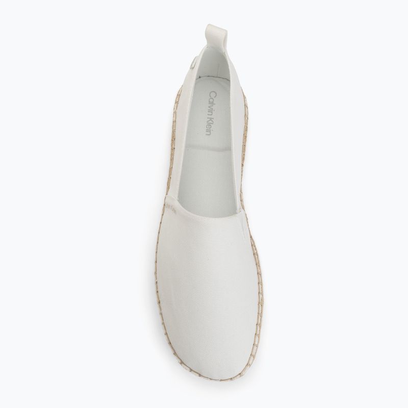Еспадрильї жіночі Calvin Klein HW0HW02931 Oblique Canvas Off White 5