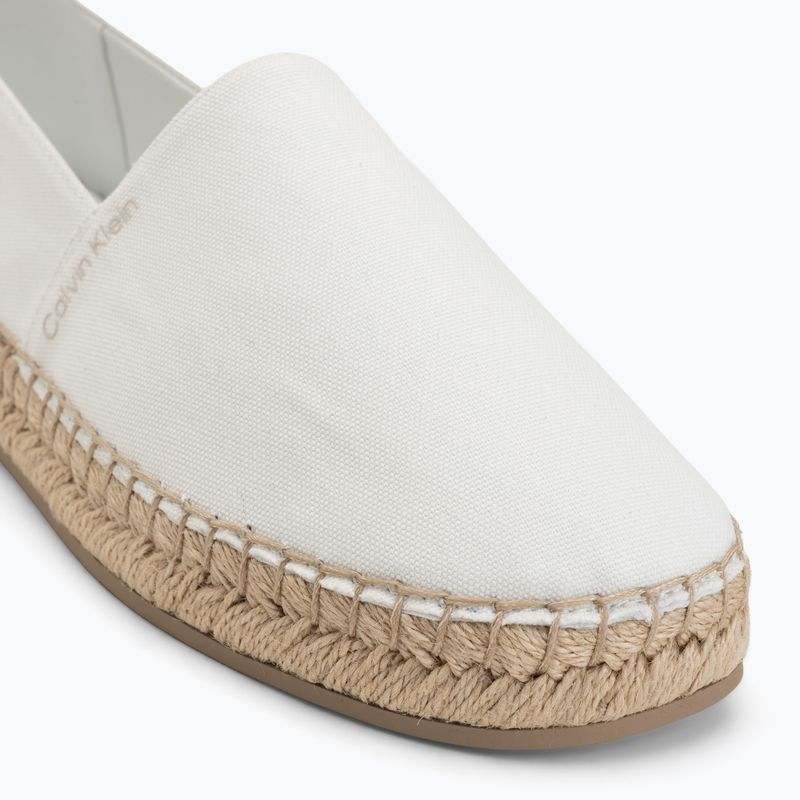 Еспадрильї жіночі Calvin Klein HW0HW02931 Oblique Canvas Off White 7