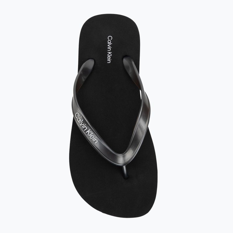 В'єтнамки жіночі Calvin Klein HW0HW02956 Tpu Metallic triple black 5