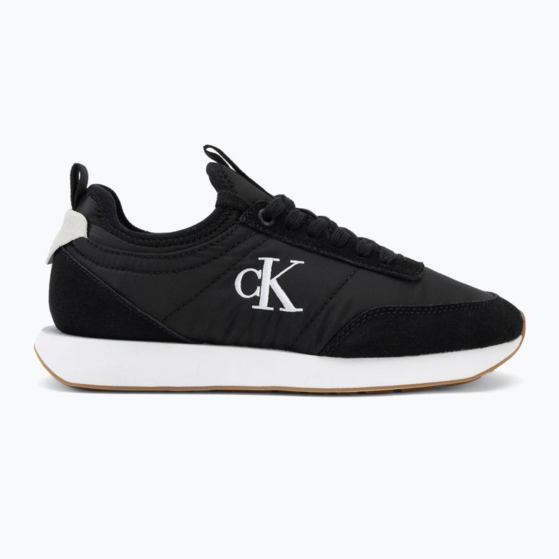 Кросівки жіночі Calvin Klein YW0YW02060 Retro Runner Sock Laceup Mix Mat black/bright white 2