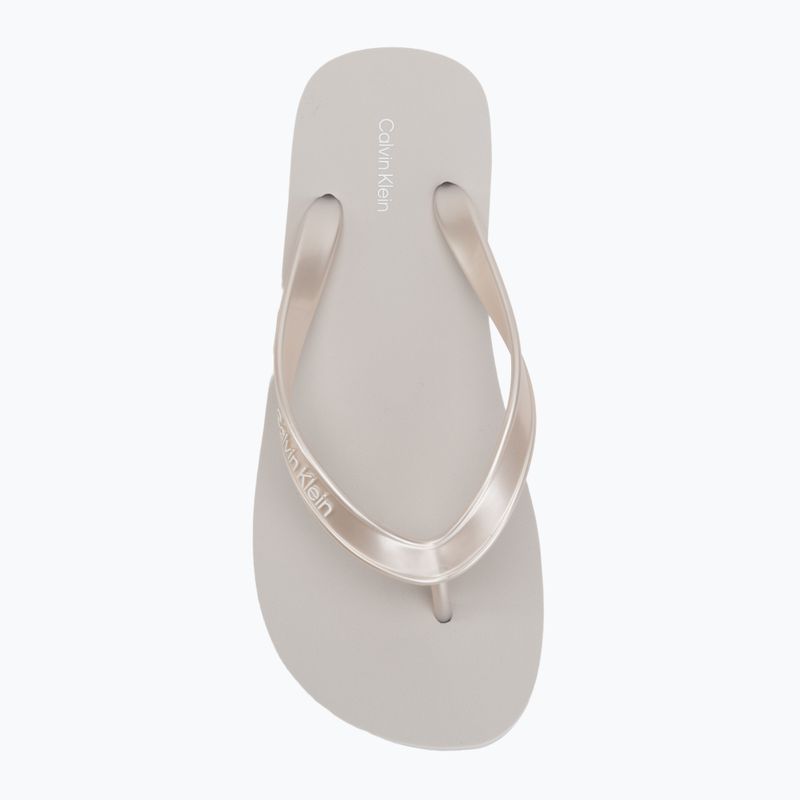 В'єтнамки жіночі Calvin Klein HW0HW03120 Flatform silver 5