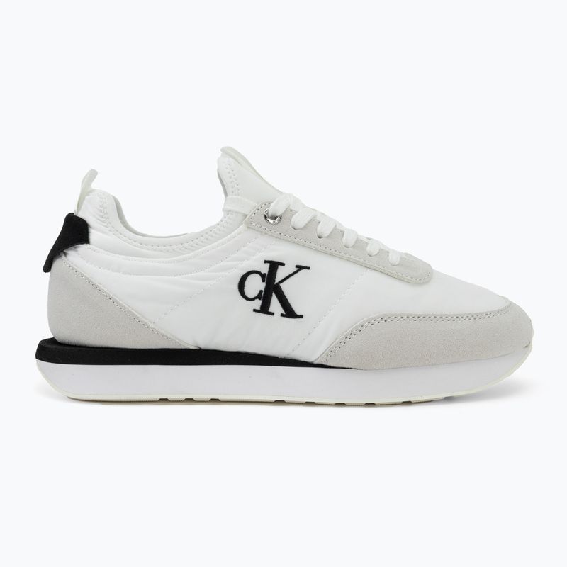 Кросівки жіночі Calvin Klein YW0YW02060 Retro Runner Sock Laceup Mix Mat bright white/black/marshmallow 2